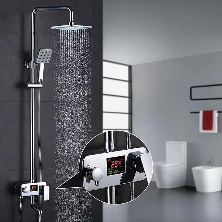 Stainless Steel Telescoping Shower Handle Bathroom Products